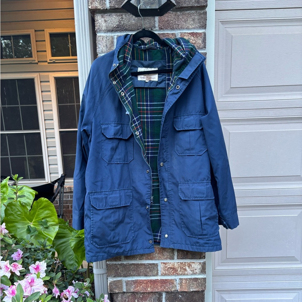 Vintage Field & Stream Gordon & Ferguson Jacket XL Made in Korea Plaid Lined